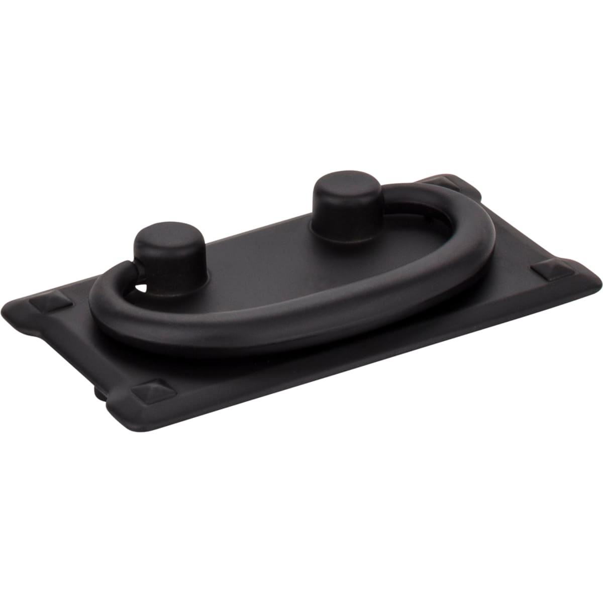 Elements R1011MB Verona 3in Center to Center Ring Cabinet Pull Matte Black