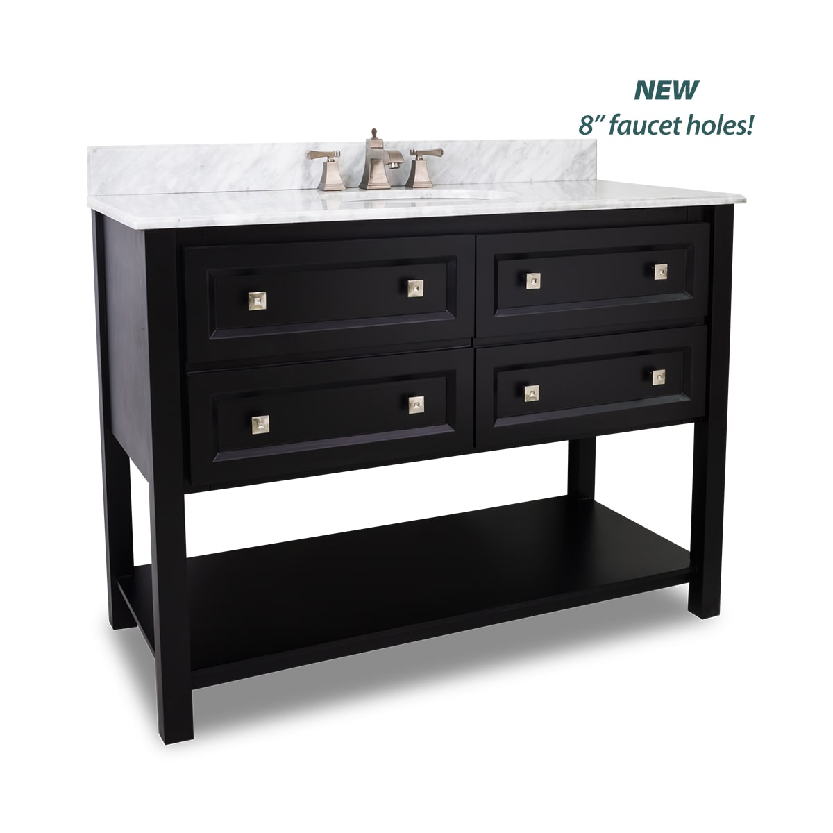 Elements Van036 48 T Mw Painted Black White Marble Adler