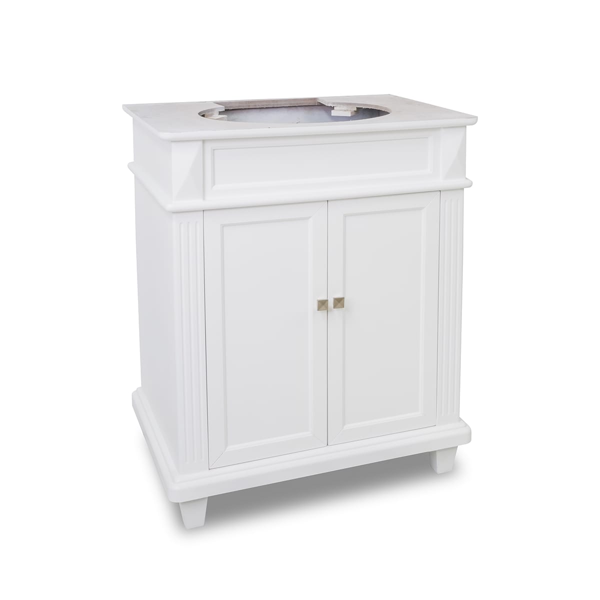 Elements Van094 30 Nt Painted White Douglas Collection 30 Inch Bathroom Vanity Cabinet Faucet Com