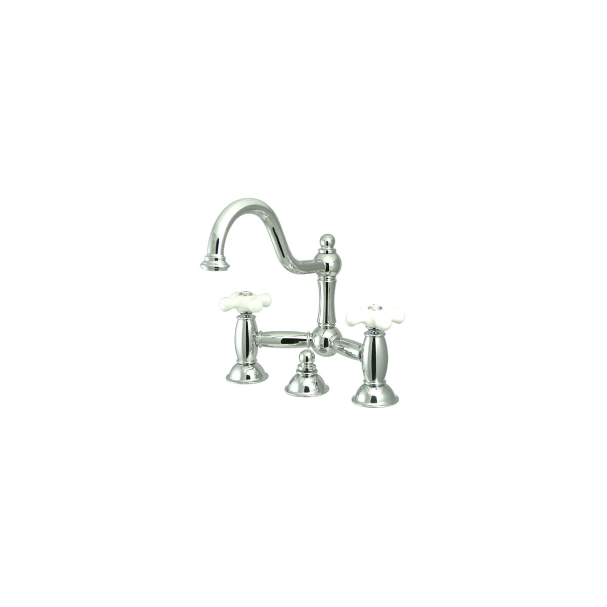 Elements Of Design Es3911px Chrome Double Handle 8 Center Bridge