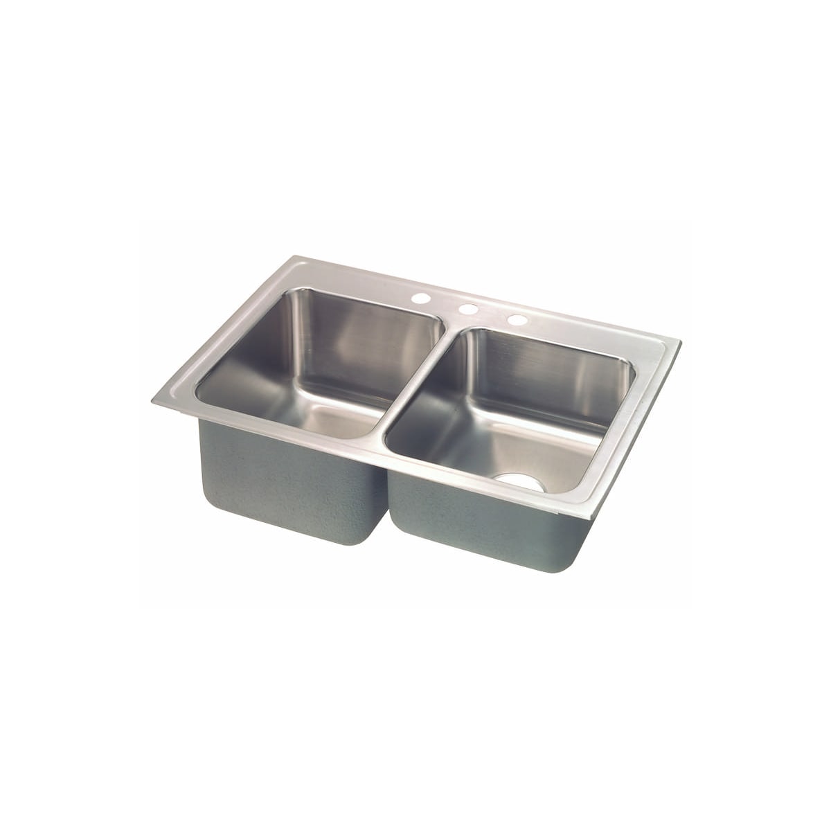 Elkay STLR4322L2 2 Faucet Holes Gourmet Celebrity Stainless ...