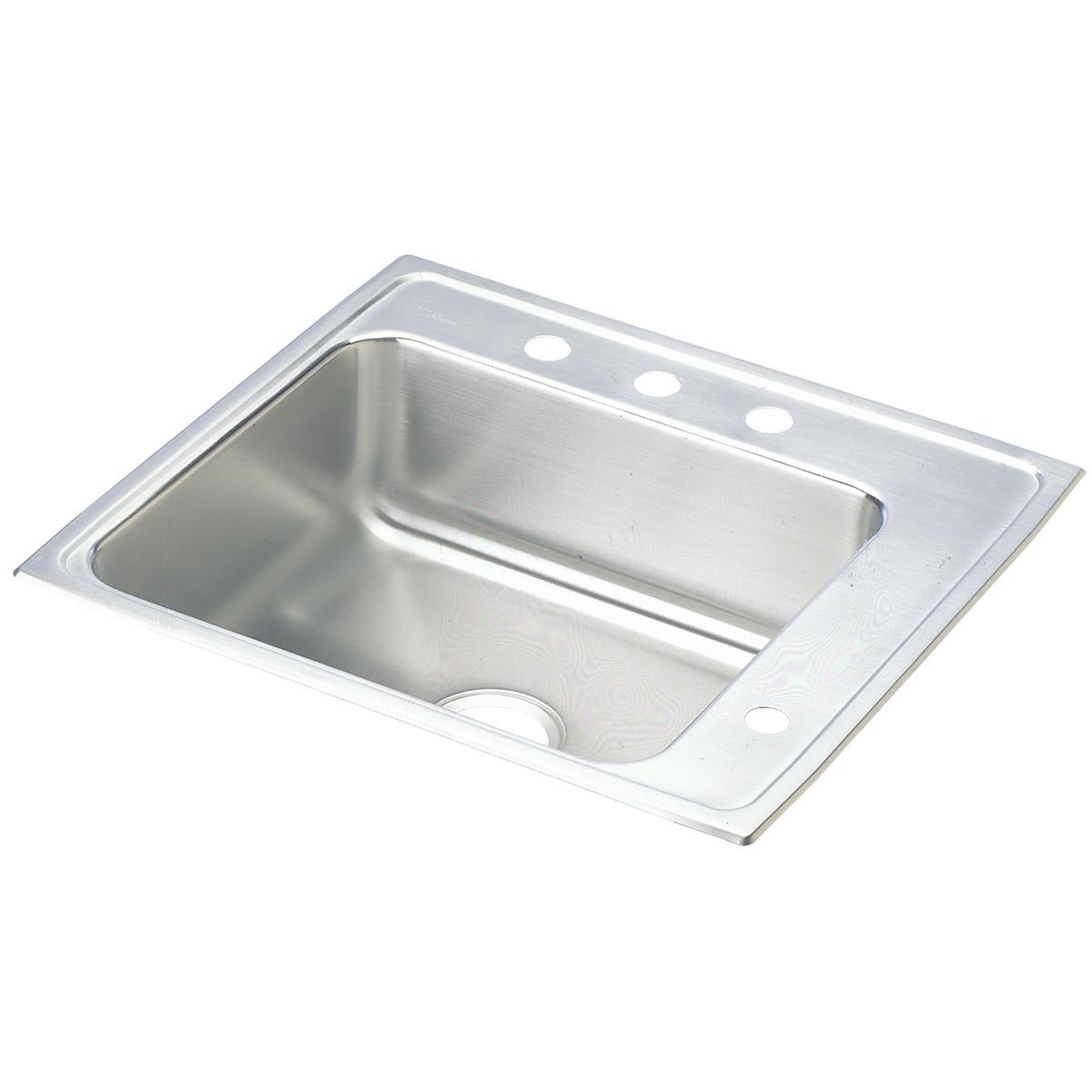 Elkay Drkad222060r4 4 Faucet Holes 22 Single Basin Drop In Stainless Steel Utility Sink Faucetdirect Com