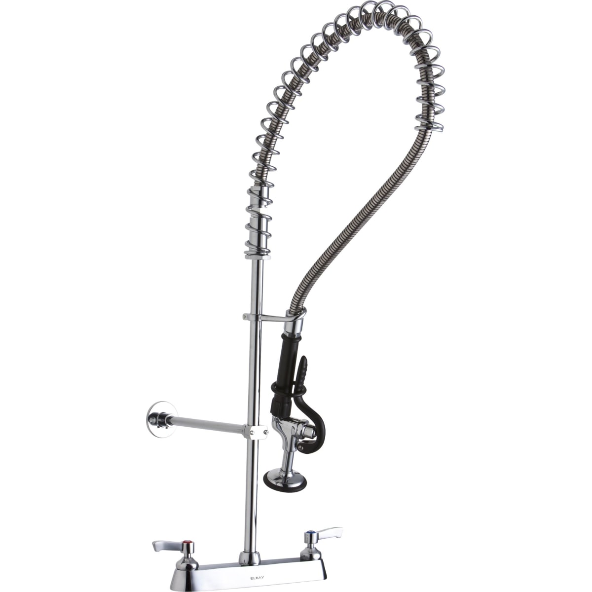 Elkay Lk843lc Chrome Pre Rinse Utility Faucet With Spray Faucet Com