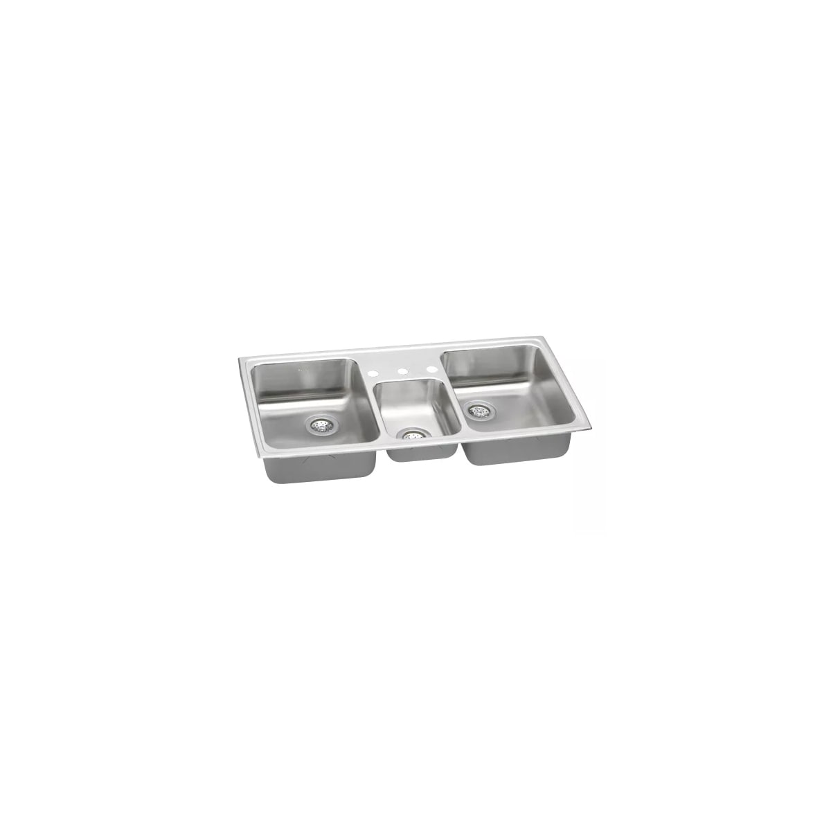Elkay PSMR43223 3 Faucet Holes Gourmet Pacemaker Stainless ...