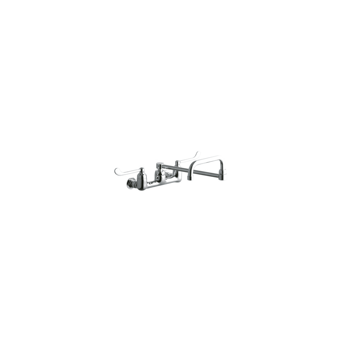 Elkay Lk940ds20t6h Chrome Ada 8 Centerset Wall Mount Food Service