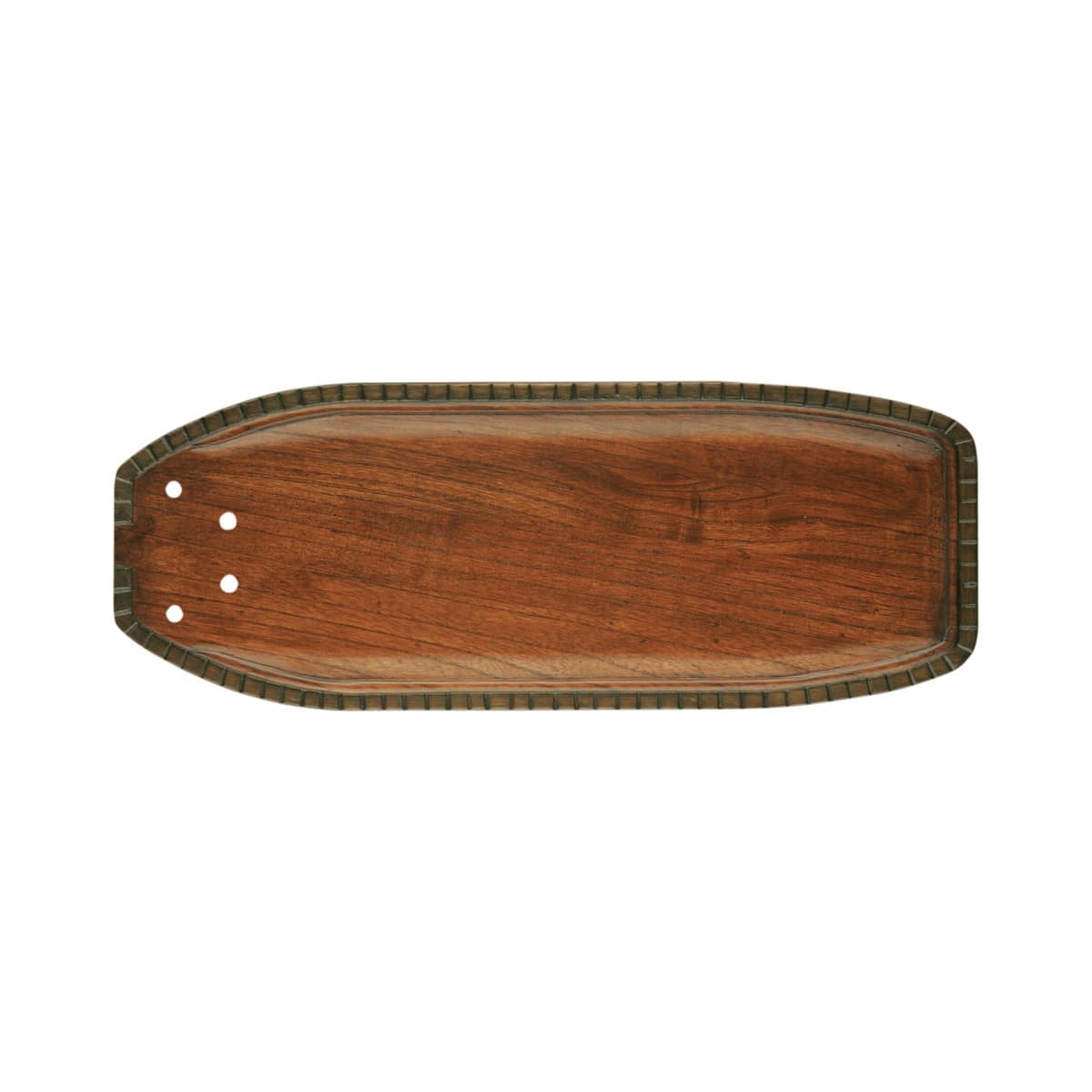 Emerson B50do Hand Carved Leaf Dark Oak Fan Blades For Maui Bay