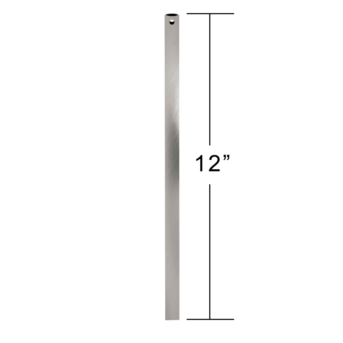 Emerson Cfdr1bs Brushed Steel 12 Downrod For 10 Ft Ceilings