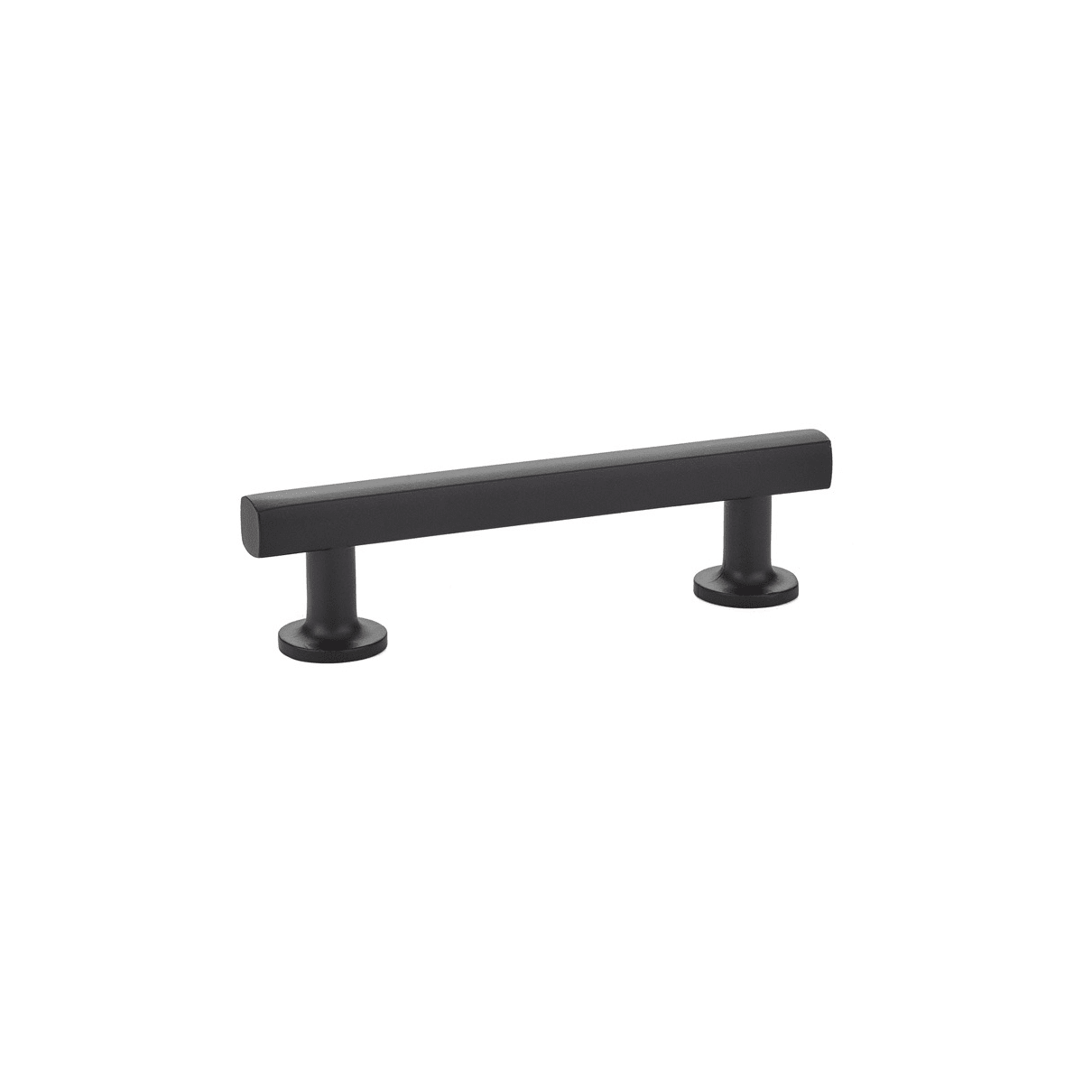 Emtek 86453US19 Flat Black Freestone 3-1/2 Inch Center to Center Bar  Cabinet Pull from the Urban Modern Collection 