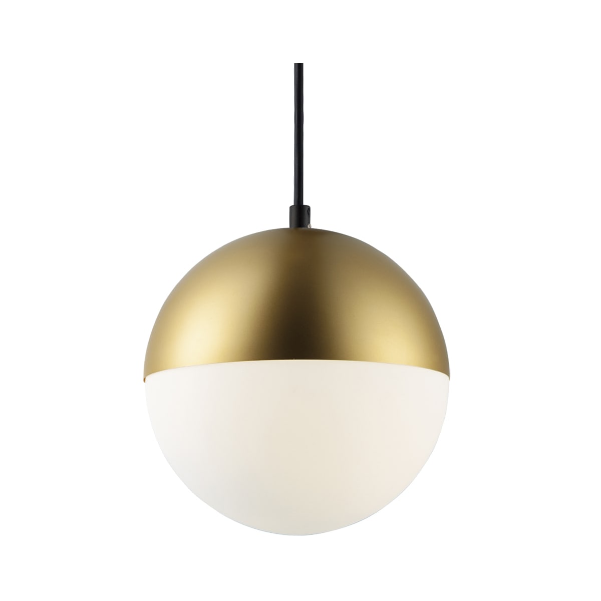 Et2 E20361 92mg Metallic Gold Half Moon 8 Wide Led Mini Pendant Lightingdirect Com