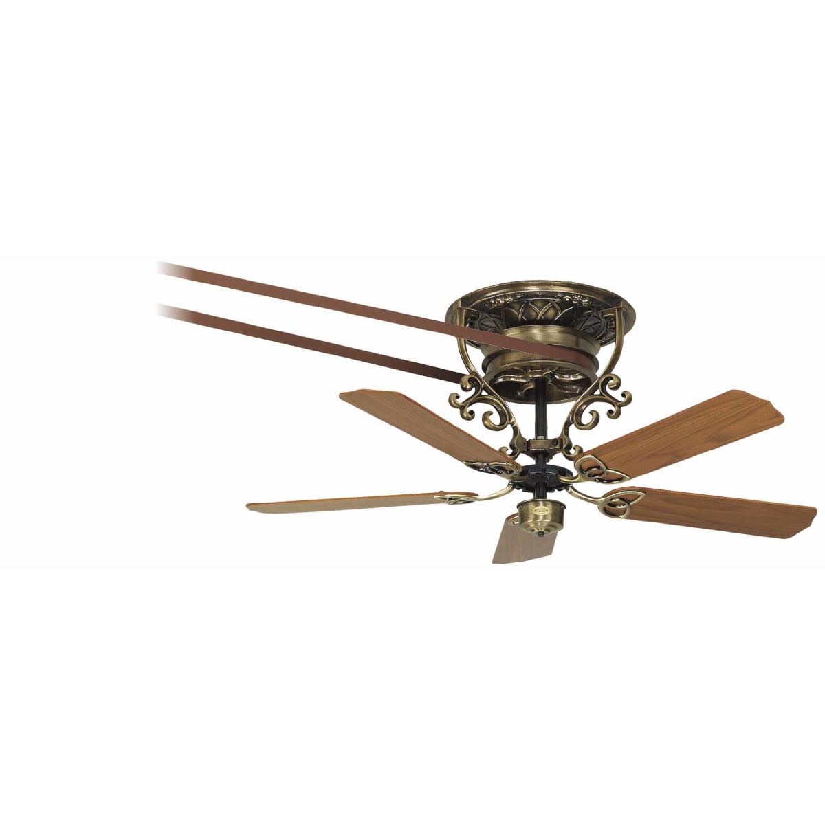 Fanimation Fp580ab 18 S1 Antique Brass Bourbon Street 52