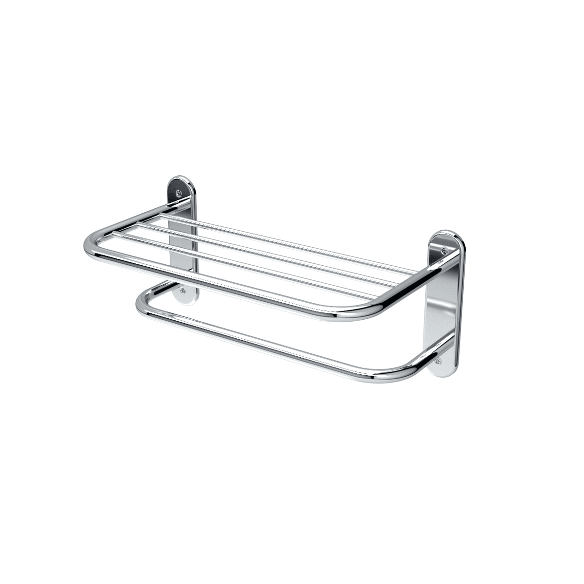 Gatco 1532 Chrome 18 Wall Mounted Towel Shelf Faucetdirect Com