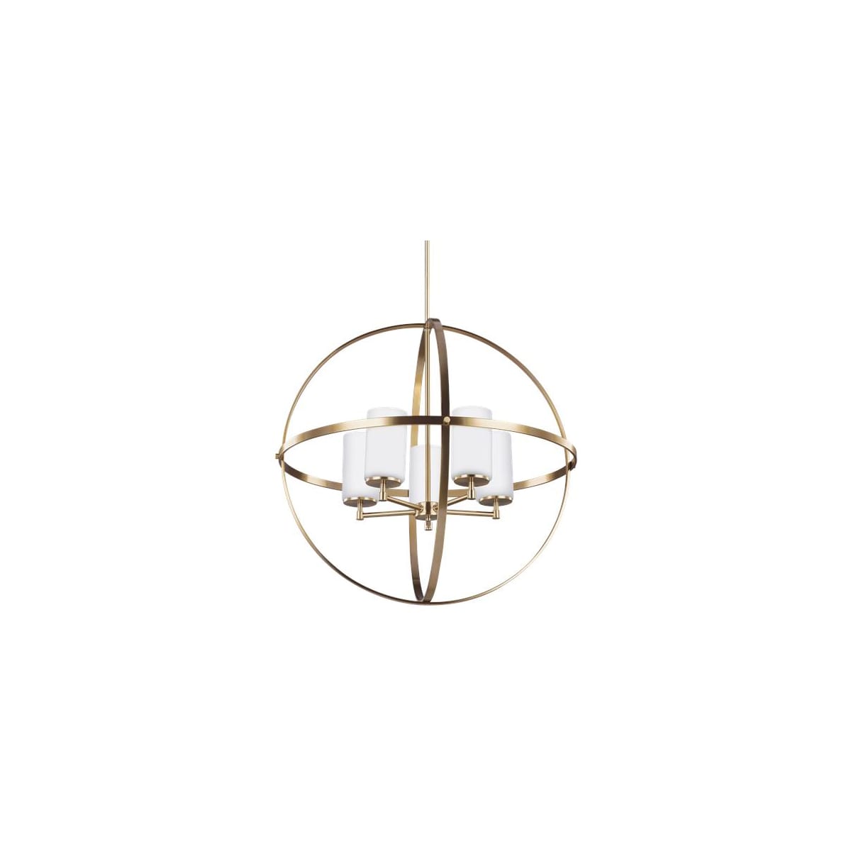 Generation Lighting 3124605-848 Satin Brass Alturas 5 Light