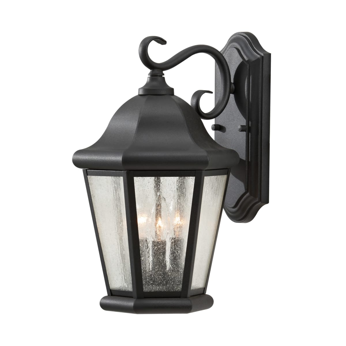 Generation Lighting OL5902BK Black Martinsville 3 Light 17