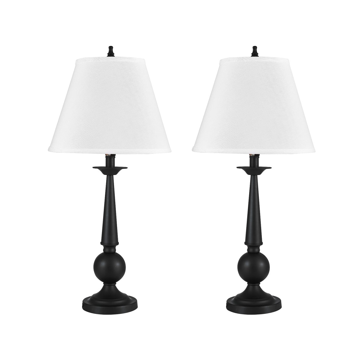 Globe Electric 67137 Black Buffet Lamp Set Lightingdirect Com