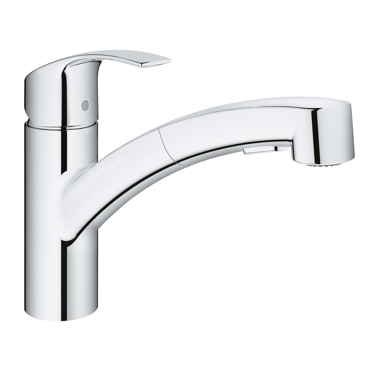 Grohe 30306000 Starlight Chrome Eurosmart Pull Out Spray Kitchen