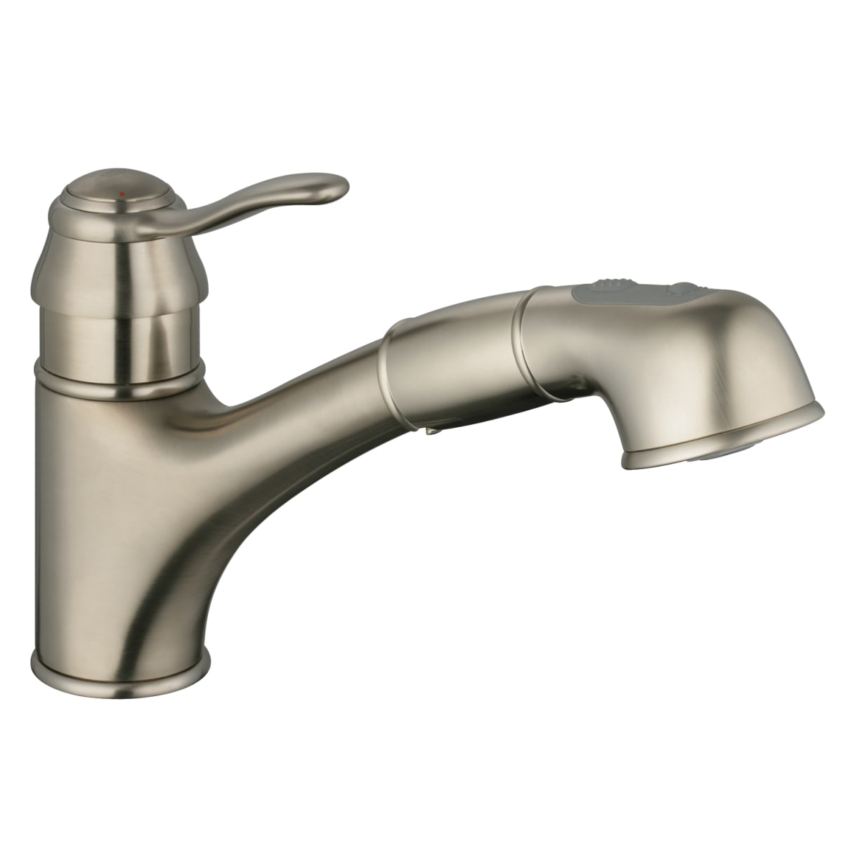 Grohe 32459en0 Brushed Nickel Ashford Pull Out Kitchen Faucet With