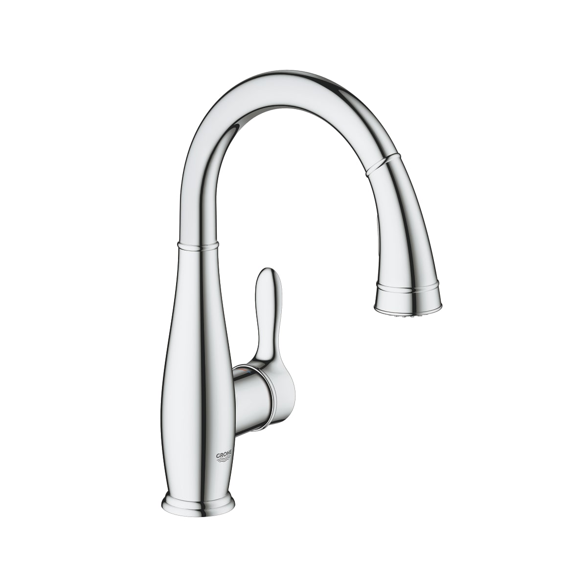 Grohe 30296001 Starlight Chrome Parkfield 1 75 Gpm Kitchen Faucet
