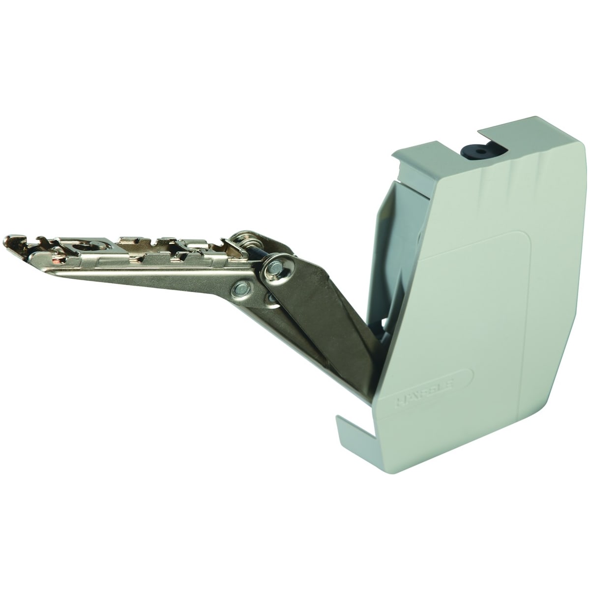 Hafele 372 91 330 Gray Free Flap Swing Up Fitting For Large One Piece Vertical Opening Cabinet Doors Individual Pullsdirect Com