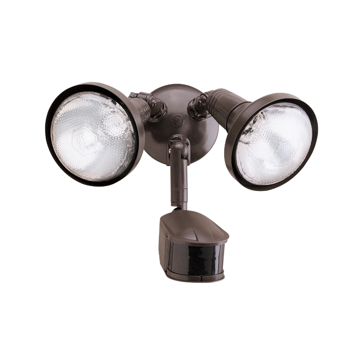 Halo Bronze 2 Light 8" Wide Commercial Flood Light with 270° Motion -