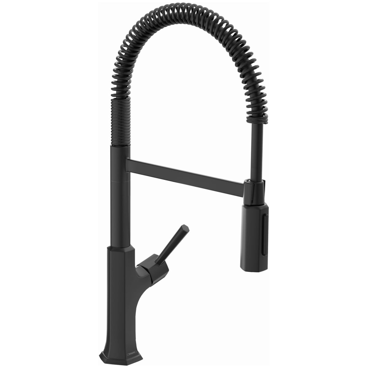 Hansgrohe 04851670 Matte Black Locarno 1.75 GPM Pre-Rinse ...