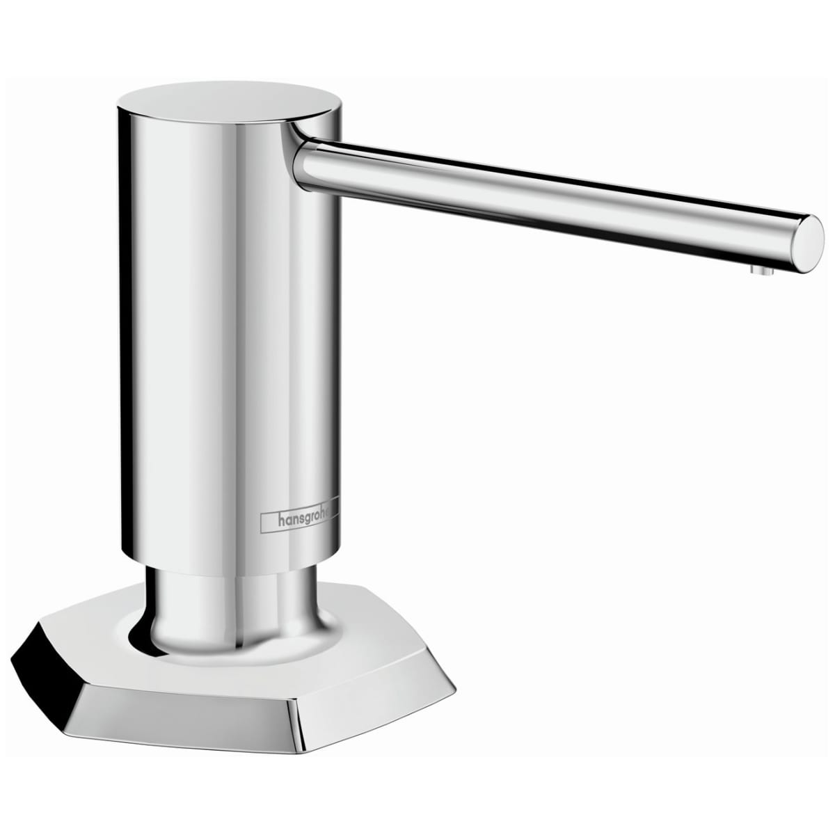 hansgrohe 04857250 brushed gold optic locarno deck mounted soap dispenser faucetdirect com