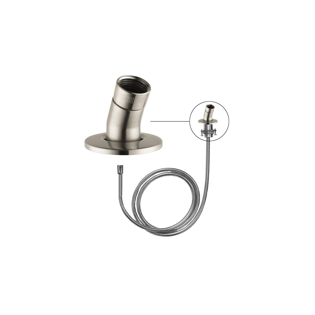 Hansgrohe 06438820 Brushed Nickel 79 Handshower Hose For Roman