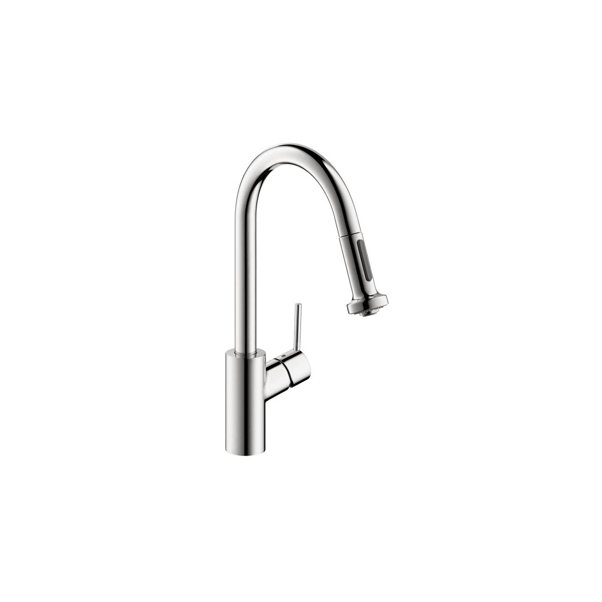 Hansgrohe 14877001 Chrome Talis S Pull Down Kitchen Faucet With High Hansgrohe 14877001