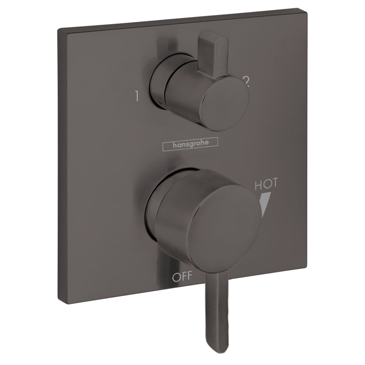 Hansgrohe 15862821 Brushed Nickel Ecostat Square Pressure 