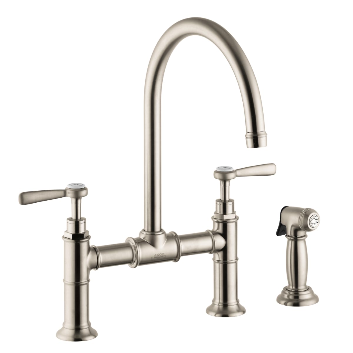 Hansgrohe 16818821 Brushed Nickel Axor Montreux High Arc Kitchen Hansgrohe 16818 Axor Montreux Faucet