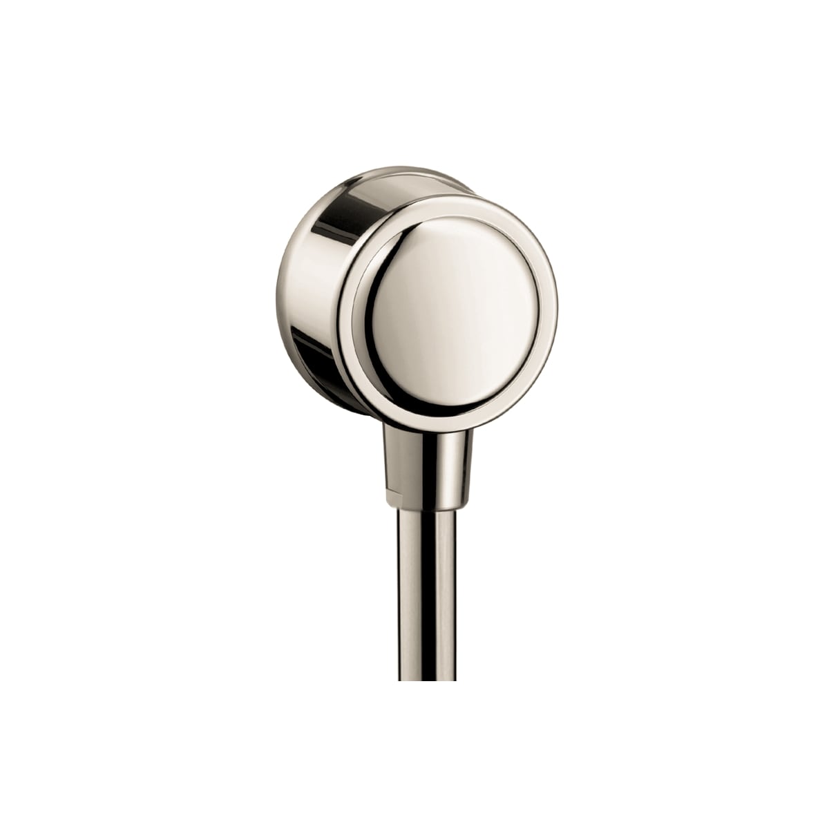 Hansgrohe 16884831 Polished Nickel C Wall Elbow with 1/2  