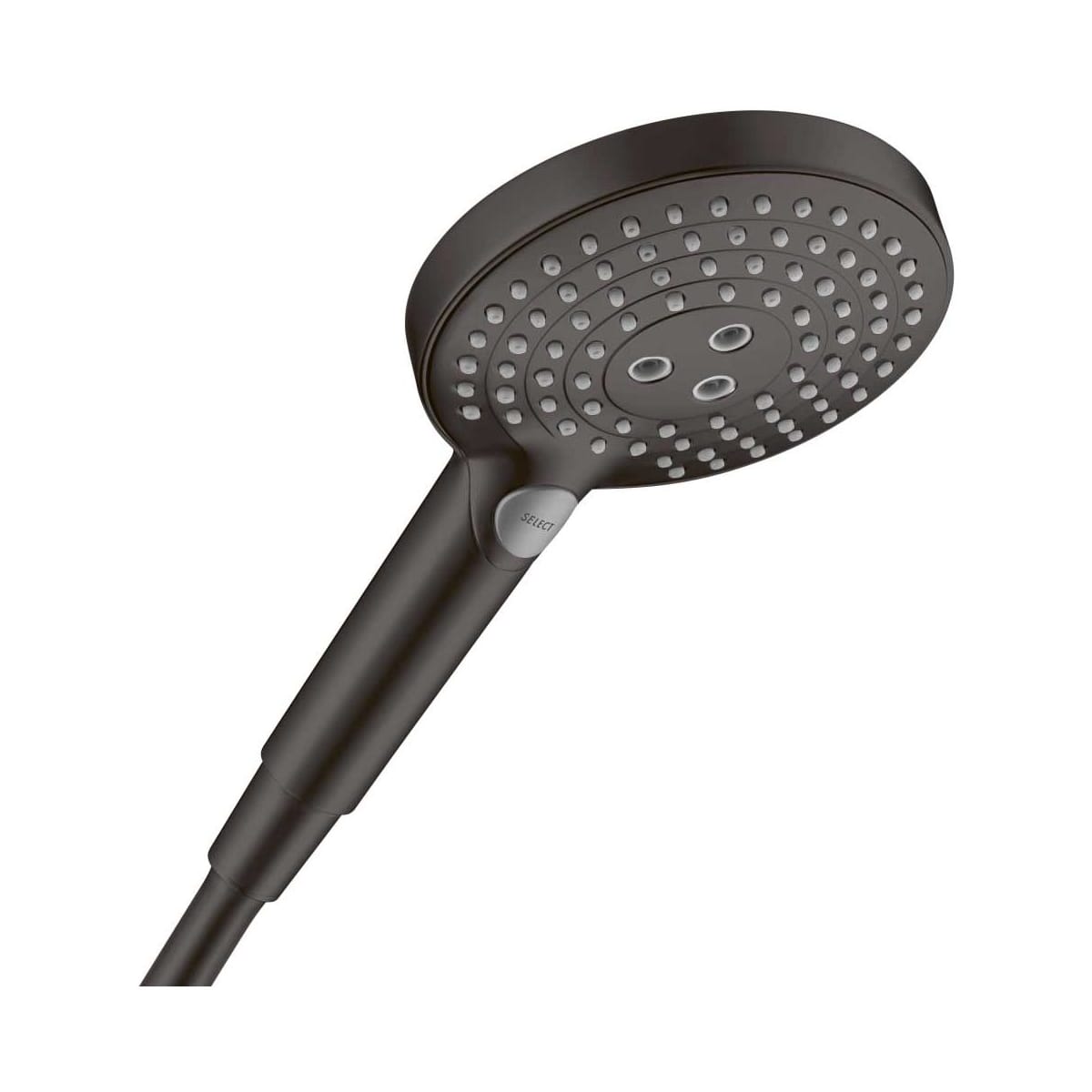 2.5 S Hand PowderRain Black with Multi Select GPM Shower Technology Matte 26037671 Raindance Function Hansgrohe