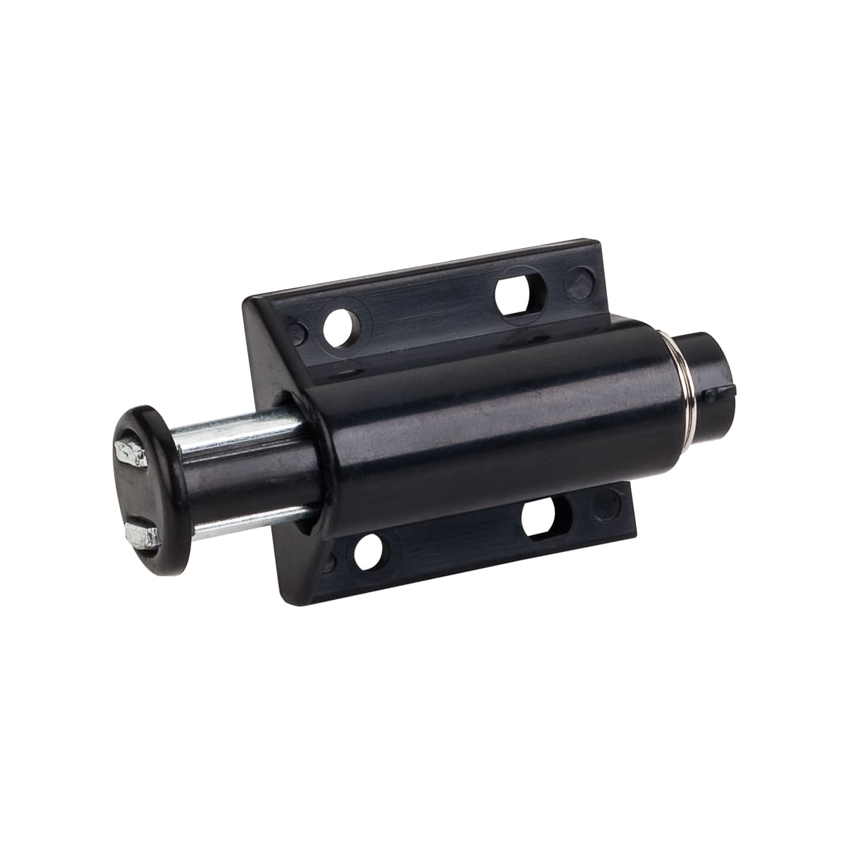 Hardware Resources 506l2 Black Screw On Magnetic Cabinet Door Touch Latch Single Handlesets Com