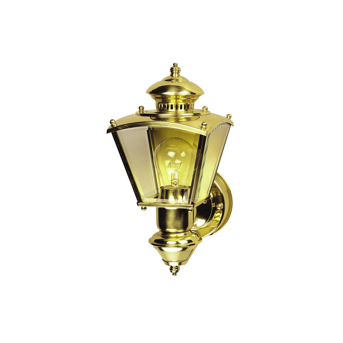 Heath Zenith Hz 4150 Pb Polished Brass Charleston Coach Single