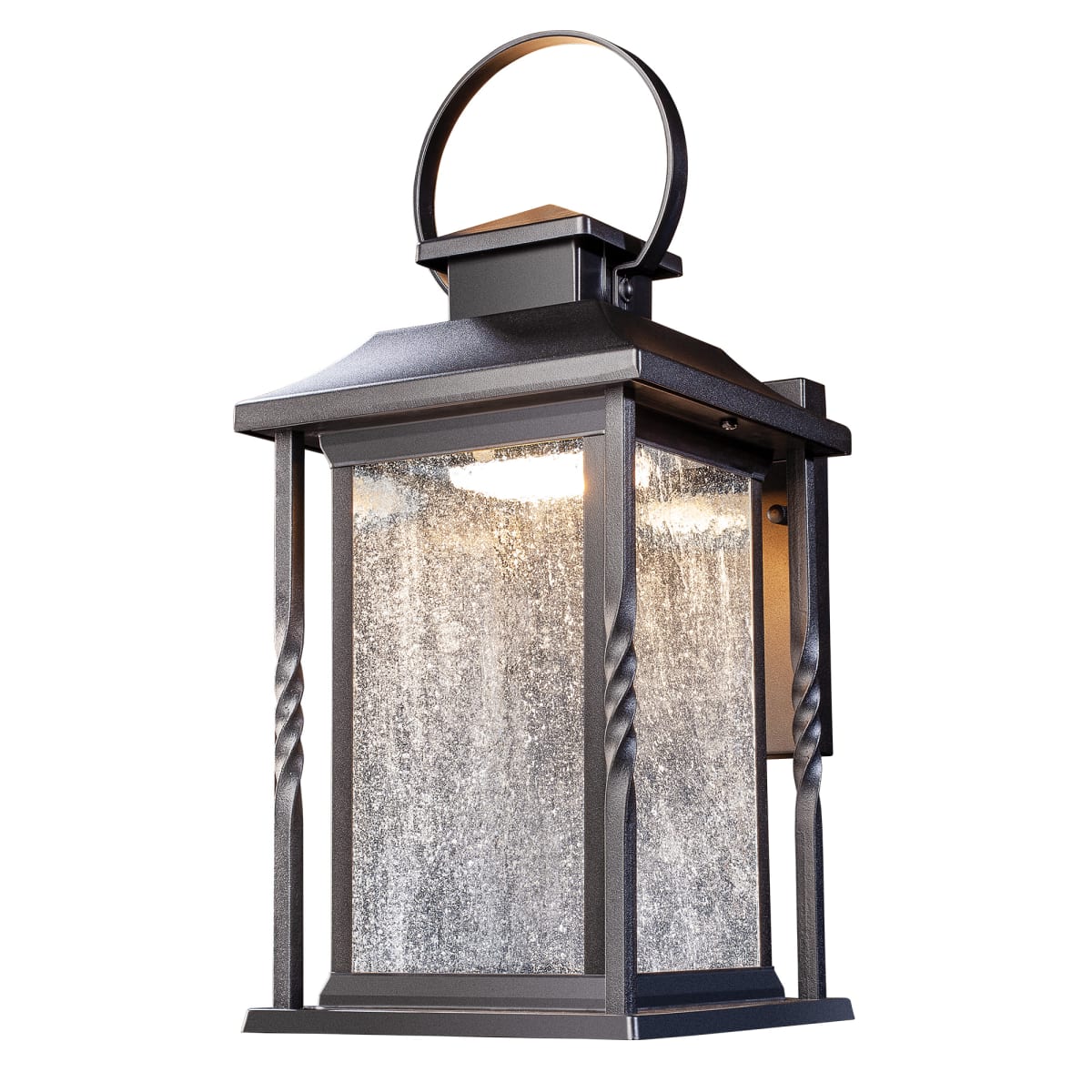 Heath Zenith HZ 4635 BK Black Cambridge 15 Tall LED Outdoor Wall Sconce LightingDirect