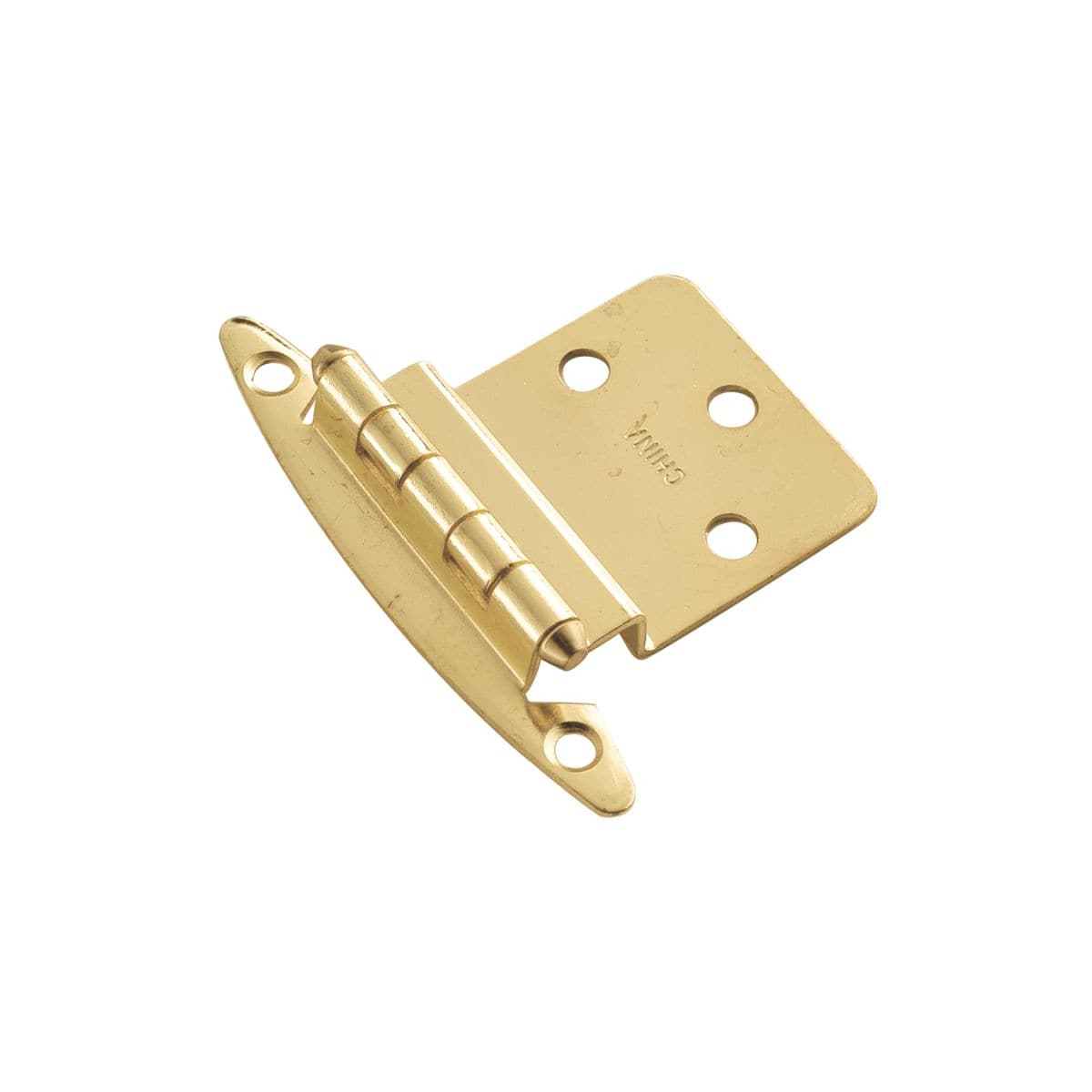 Hickory Hardware P140 3 Polished Brass Partial Inset Traditional