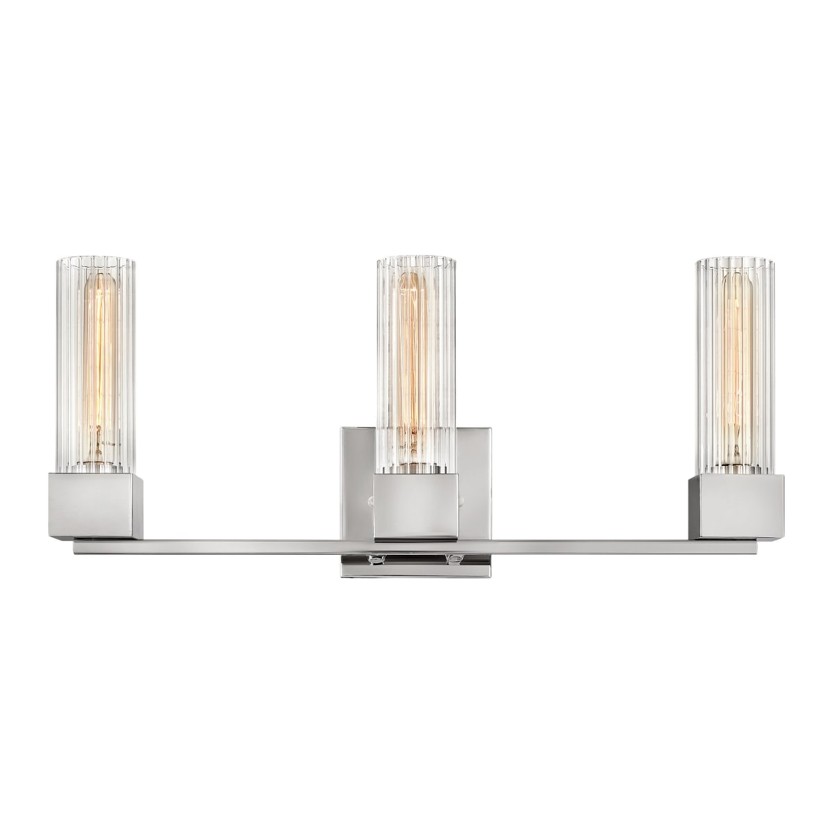 Hinkley Lighting 5973pn Polished Nickel Xander 3 Light 23 Wide Bathroom Vanity Light Lightingshowplace Com