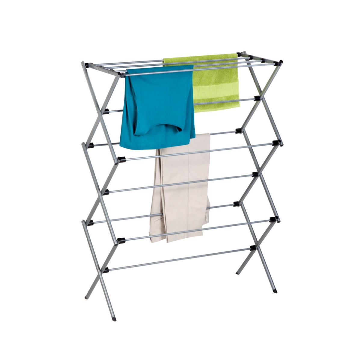 Honey-Can-Do Collapsible Clothes Drying Rack, White