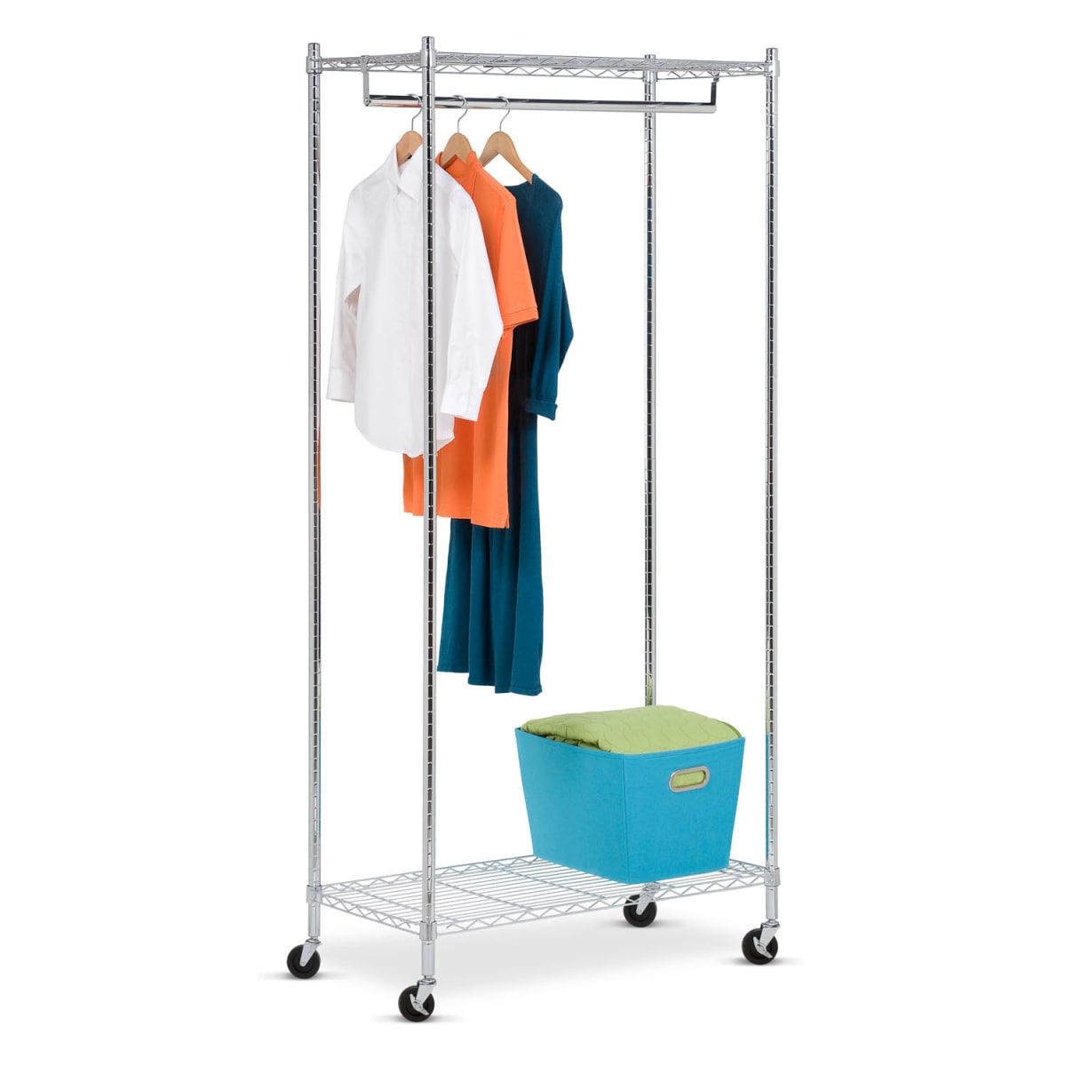 Honey Can Do GAR 01120 Chrome Urban Garment Rack PullsDirect