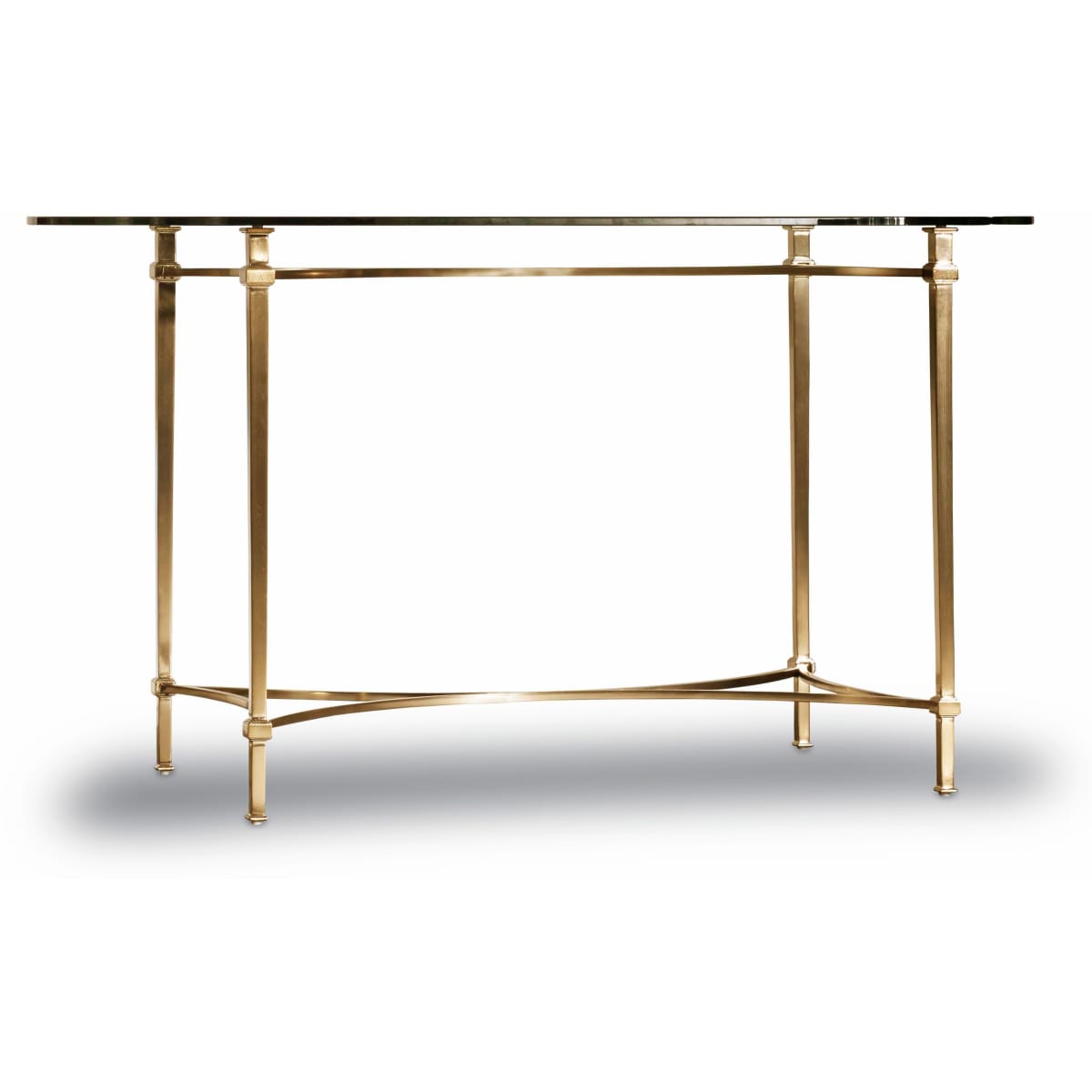Hooker Furniture 5443 10454 Soft Gold 54 Inch Wide Metal And Glass