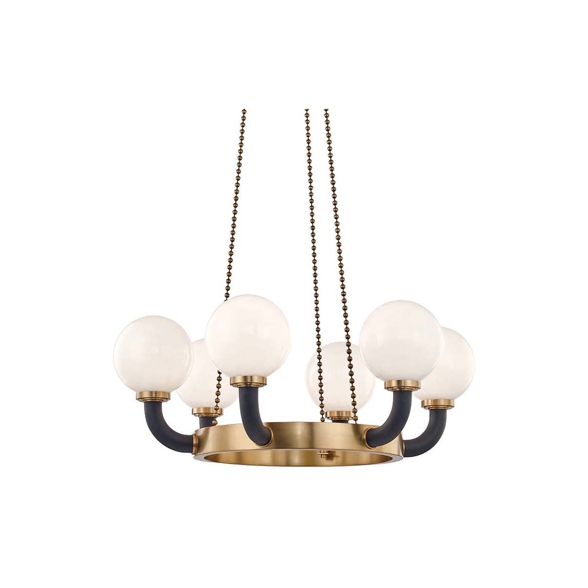 Hudson Valley Lighting 3636 AGB BK Aged Brass Black Werner 6