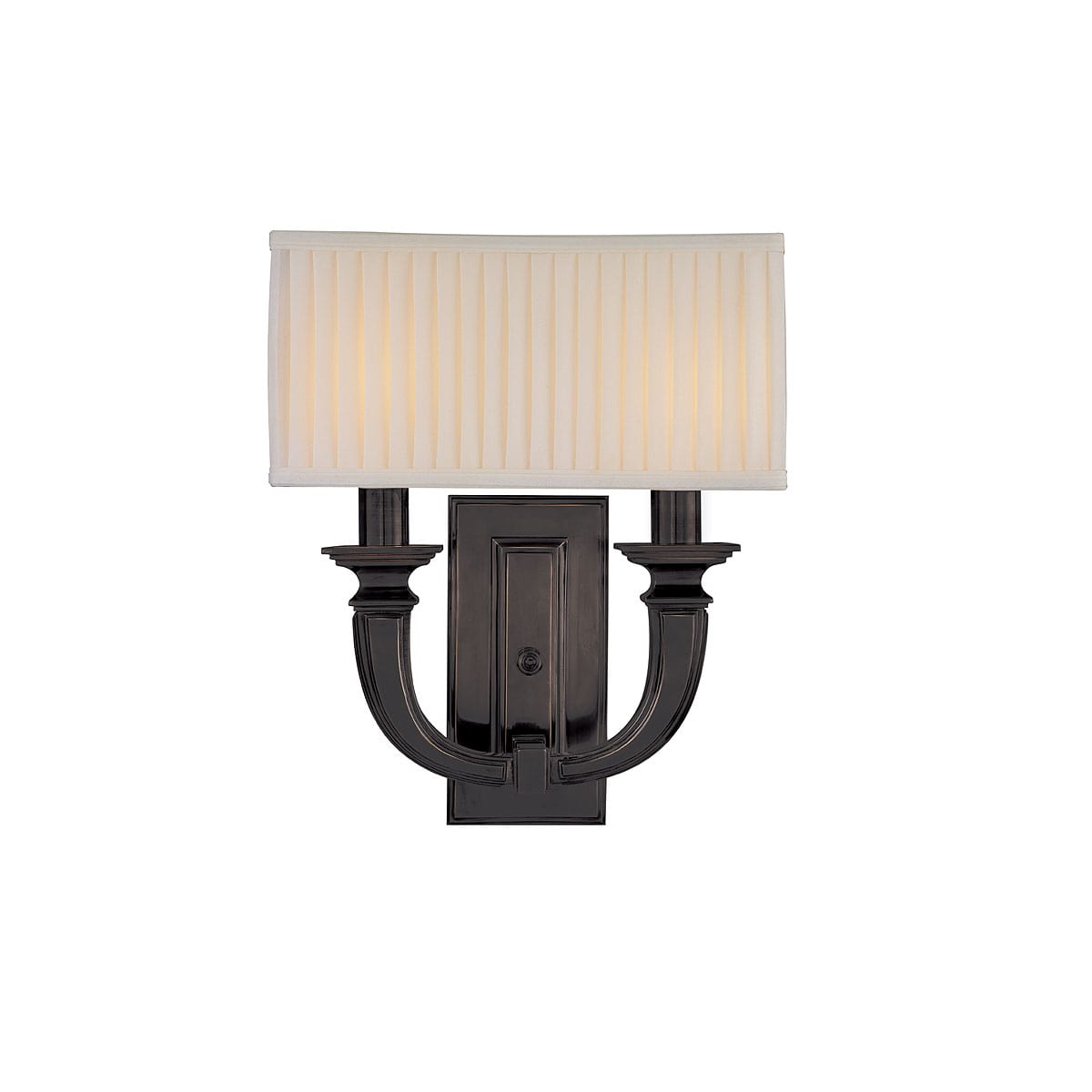 Two Light Wall Sconce Hudson Valley Lighting 542-OB Pheonicia 10.25 Inches Wide by 11 Inches High Old Bronze Finish with Off-White Linen Two Light Wall Sconce Hudson Valley Lighting 542-OB Pheonicia 10.25 Inches Wide by 11 Inches High Old Bronze Finish with Off-White Linen