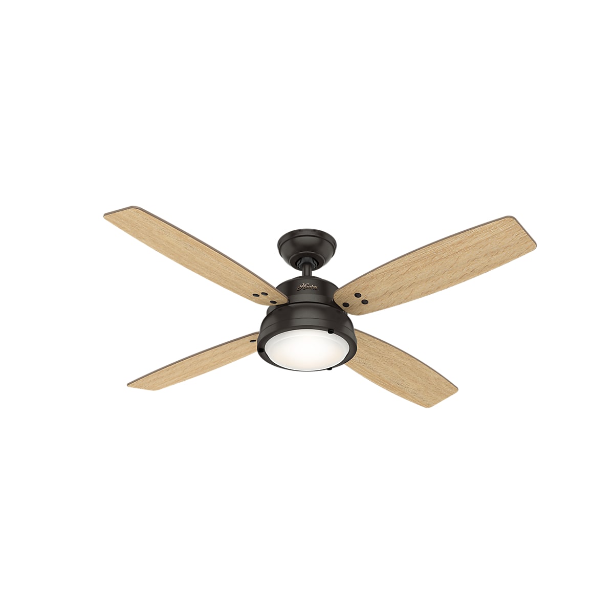 Hunter 59439 Brushed Nickel Wingate 52 4 Blade Indoor Ceiling Fan