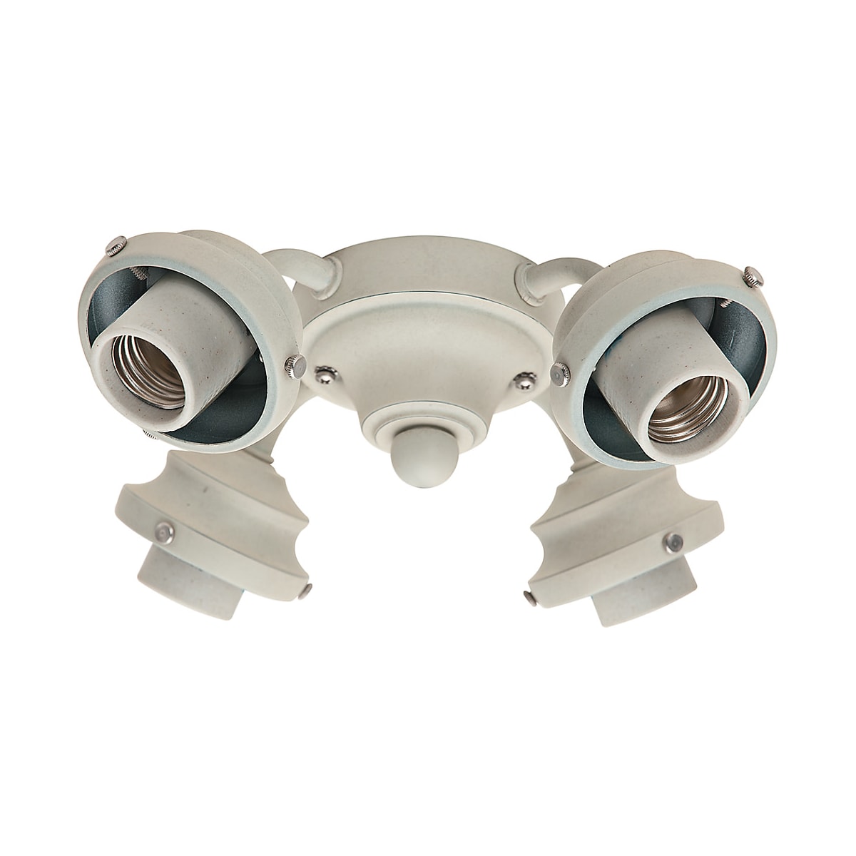 Hunter 99142 Distressed White Multi Arm Fitters 4 Light Indoor