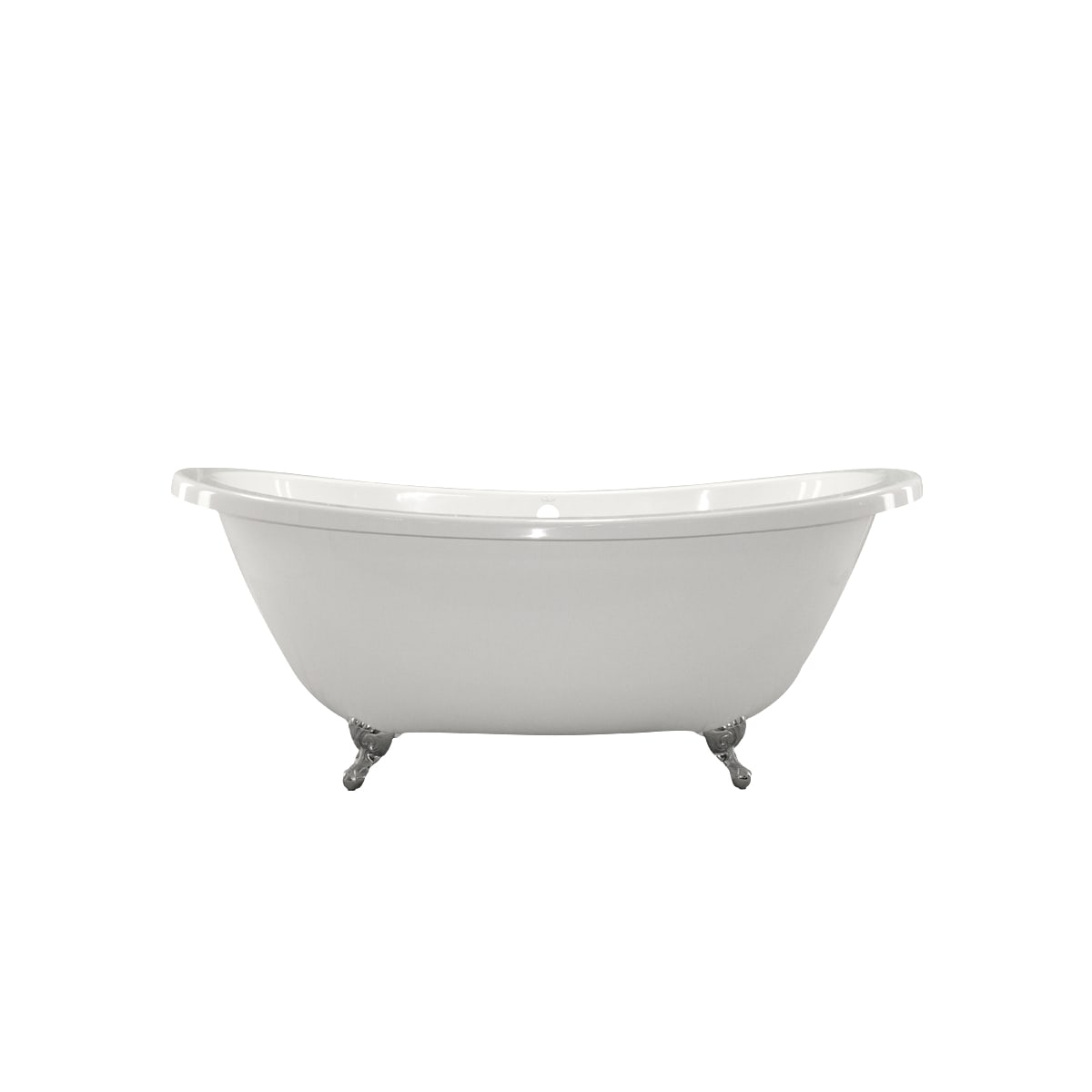 大人気新品  Hydrosystems AND7238STO-WHI-POL White Andrea 72 DrainFixtures