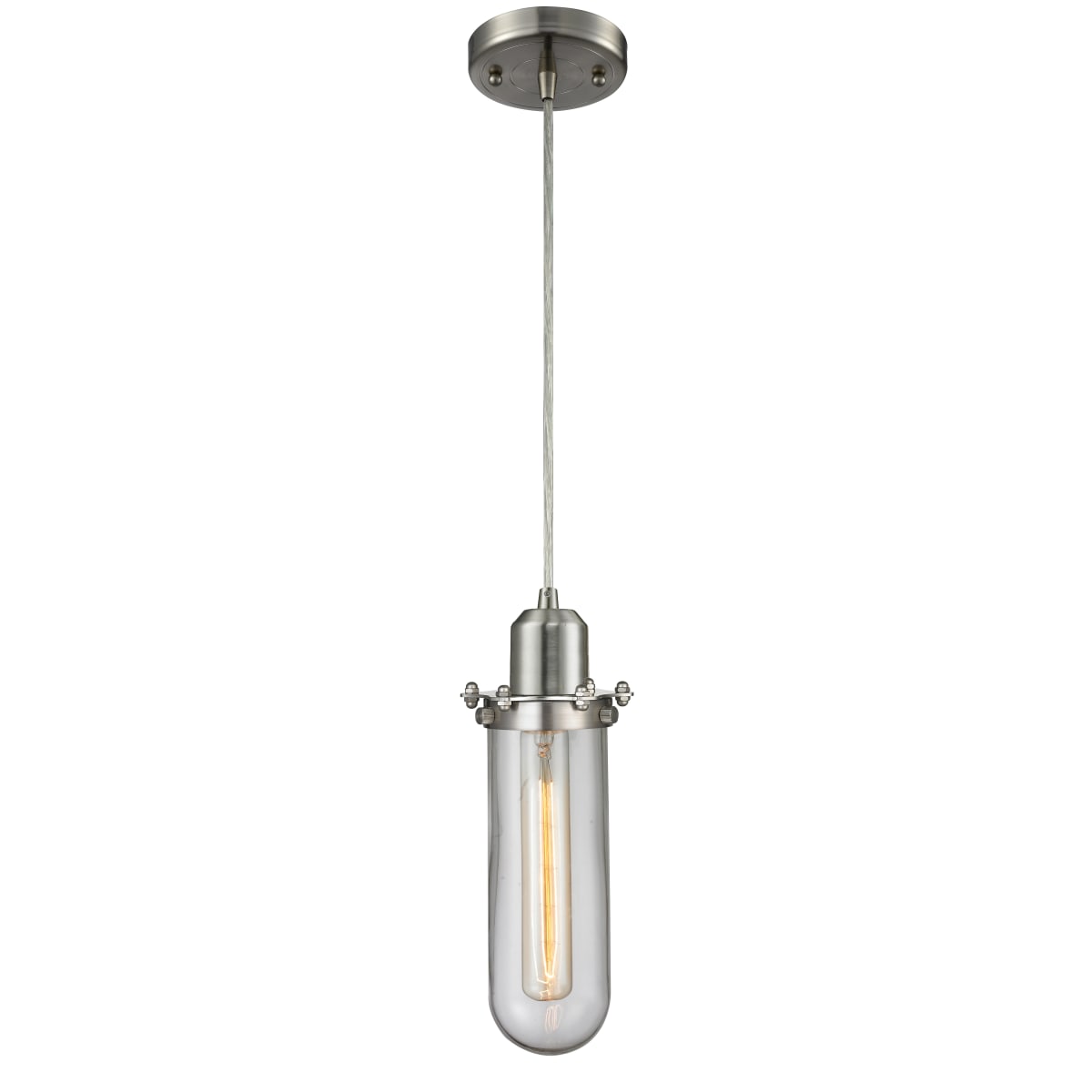 Innovations Lighting 228 Sn Cl Brushed Satin Nickel Clear Centri Lighting 228 Sn Cl Brushed Satin Nickel
