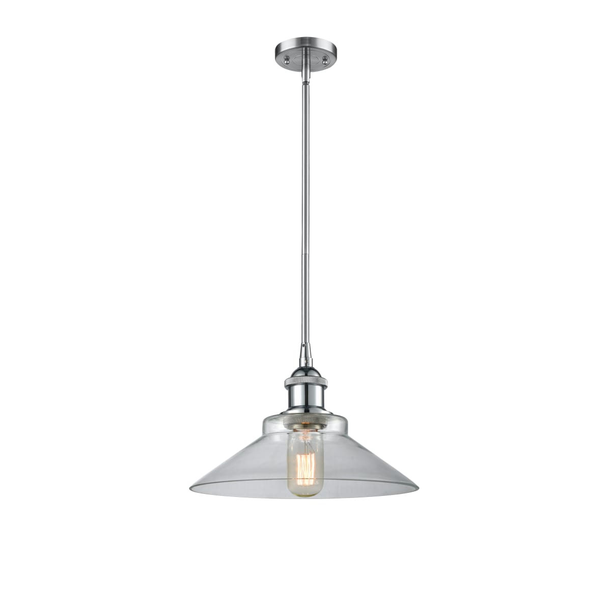 Innovations Lighting 516-1S-OB-G132 Oiled Rubbed Bronze / Clear Disc Single  Light 10