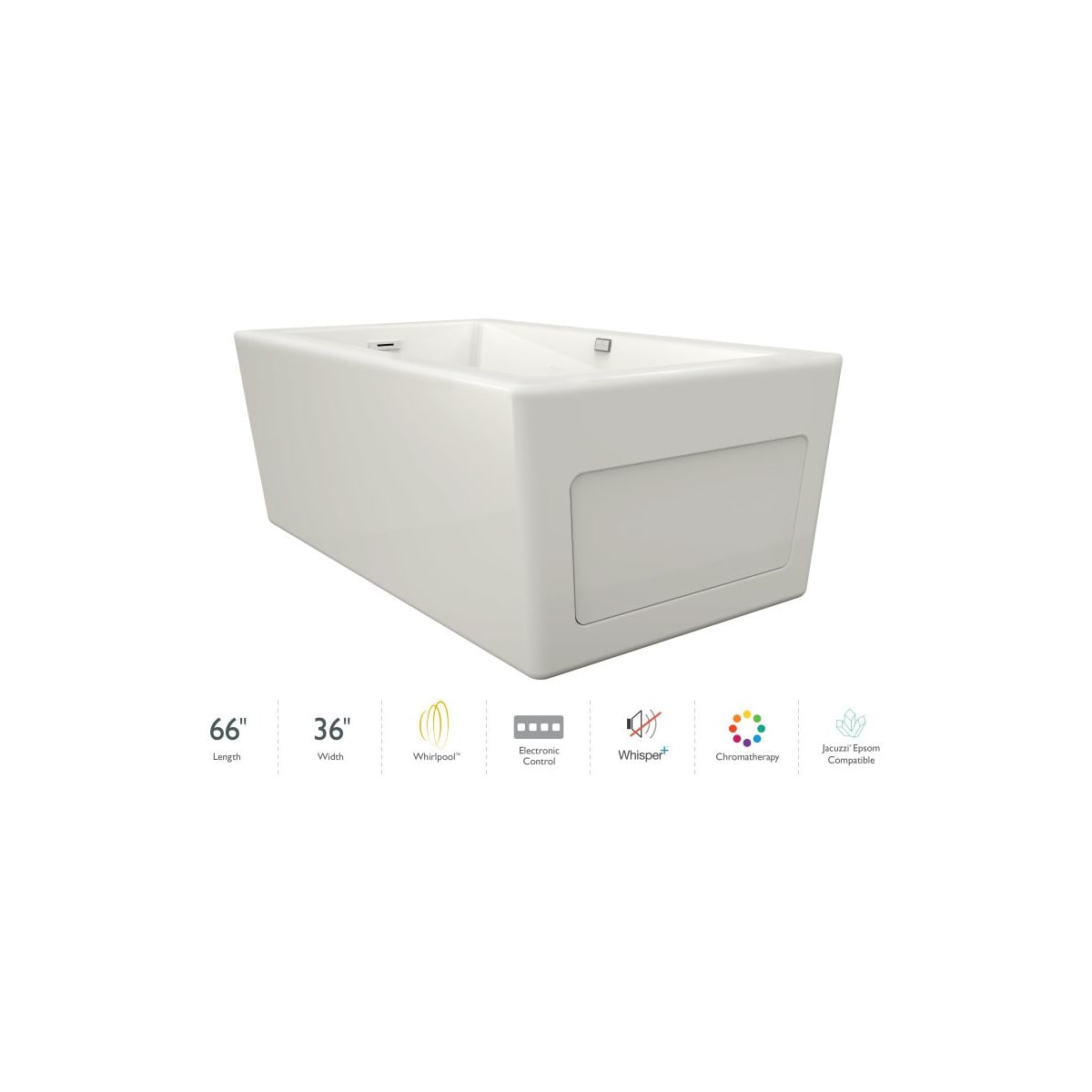Jacuzzi MY98W59 White / White Trim Bianca 66