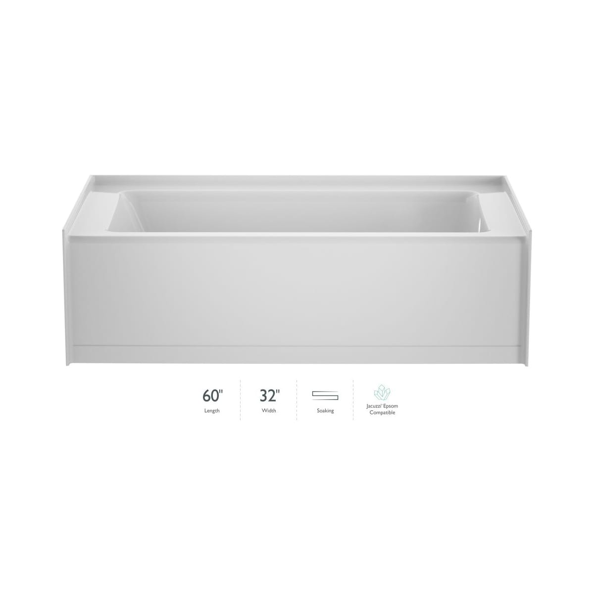 Jacuzzi TR60-3216JR-AW White Signature 60