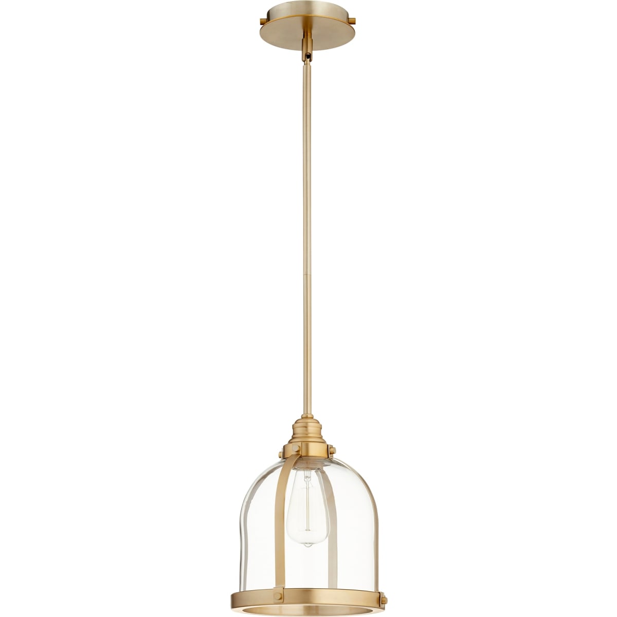 レビュー高評価商品 James Allan QIP96358AGBR Aged Brass Cinder Single Light 9-1 トップス