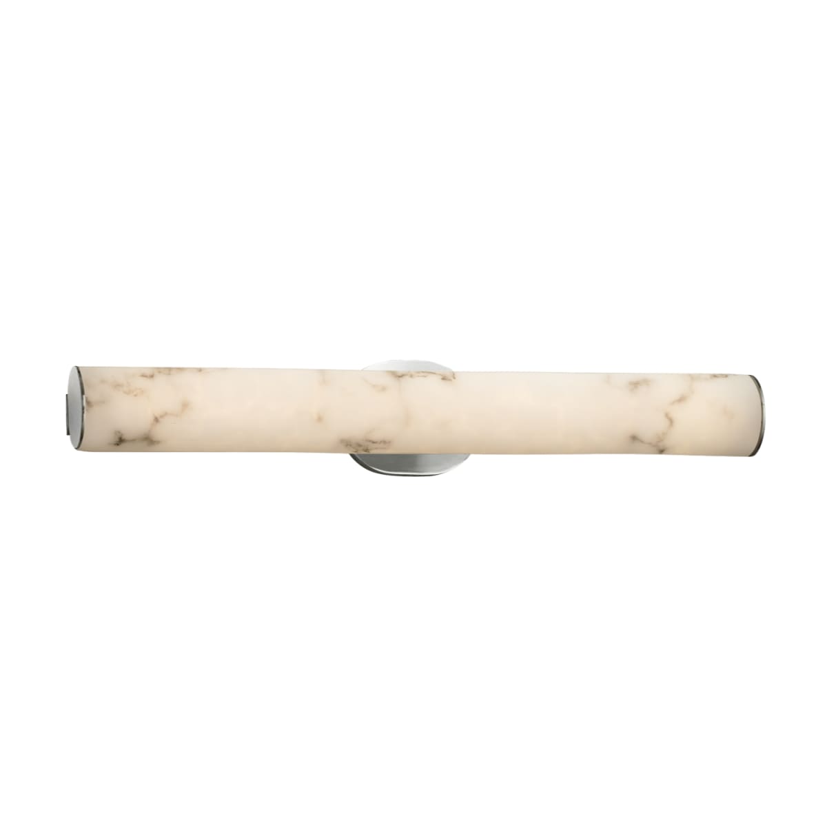 Justice Design Group FAL-8655-NCKL Brushed Nickel LumenAria Single Light  28" Wide Integrated 3000K LED Bath Bar with Tan Faux Alabaster Resin Shade  - ADA Compliant - FaucetDirect.com